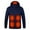 Blue, variant on Edvintorg Casual Plus Size Heated Jackets for Men Women Fashion Hooded Usb Electric Heated Coat with 11 Heating Zones Outdoor Outwear