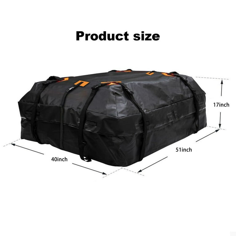 600D Waterproof Cargo Bag Car Roof Cargo Carrier Universal Luggage