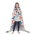 thumbnail image 3 of Honeii Cartoon Poodle Dog Print Poncho Cape, Cloak Coat, Snuggly Hooded Wearable Blanket, Hooded Cape For Teenagers,Halloween Costumes-Medium, 3 of 7