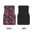 thumbnail image 2 of Disketp Rose Mix Leopard 2 for Crystal Velvet Car Mats Four-Piece Set,All-Season Automotive Protection, Vehicles, Cars, Trucks, and SUVs,Anti-Slip Design, 2 of 7