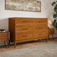 thumbnail image 4 of Santa Fe Queen Murphy Bed Chest with Mattress & Built-in Charger in Light Toffee, 4 of 19