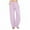 Purple, variant on BVOFAR Cotton Linen Pants for Women 2025 Summer Drawstring Waist Wide Leg Pants with Pockets Casual Loose Beach Palazzo Pants