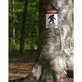 thumbnail image 3 of Funny Sasquatch Gifts Metal Sign - Warning Property Protected By Bigfoot Gifts for Bigfoot Sasquatch Lover Yard Garden Garage Man Cave Wall Decor 8×12 Inch, 3 of 8