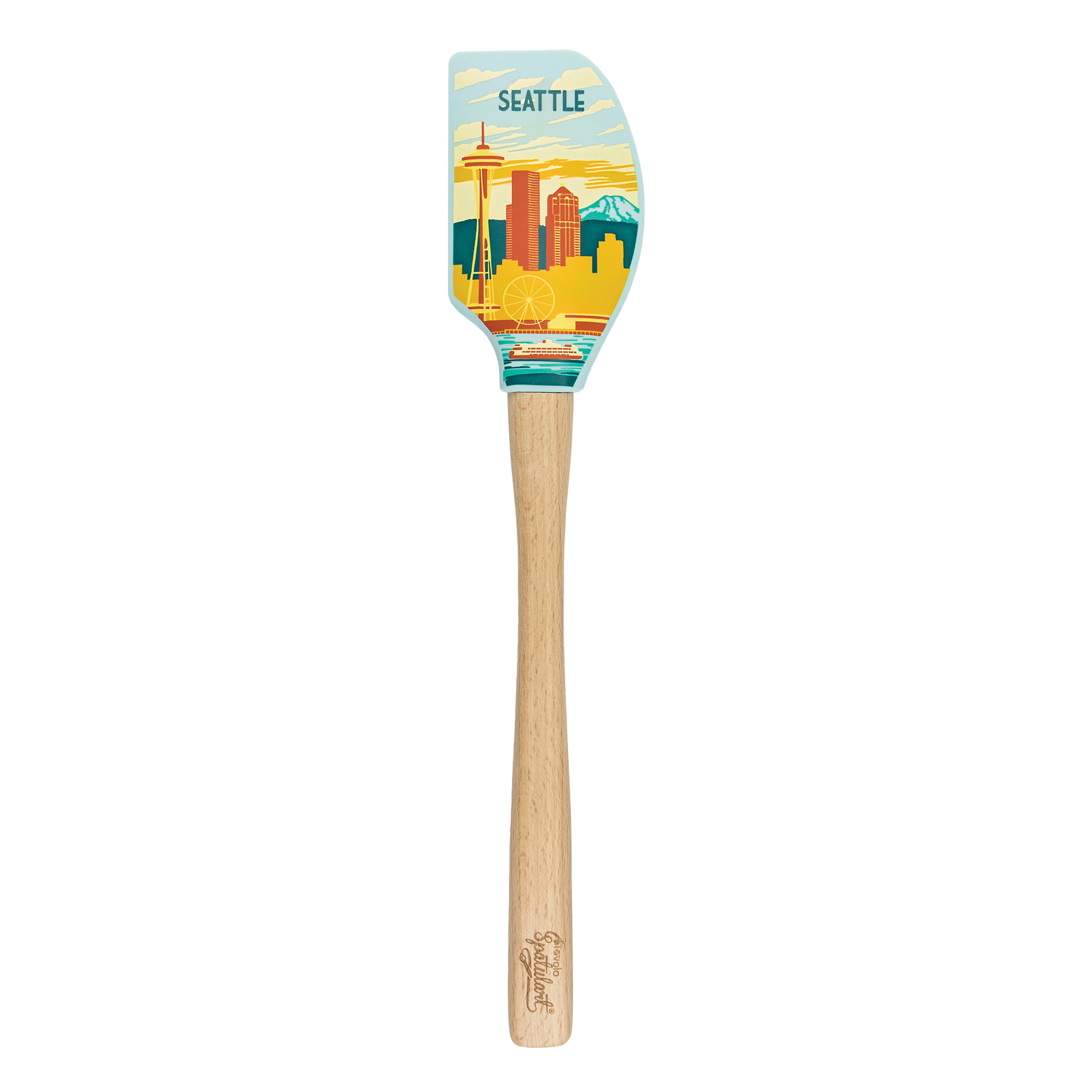 NEW Tovolo Tour 2018 Limited Edition Chicago Spatula Art Wood & Silicone 