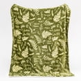 thumbnail image 3 of Great Bay Home Velvet Plush Sherpa Warm and Cozy Holiday Prints  (50" x 60" Throw, Holiday Botanical), 3 of 5