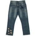 thumbnail image 2 of RAW X  Boy's RawX Heavy Distressed Jeans, Blue, 7, 2 of 5