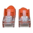 thumbnail image 6 of Eaton Tripp Lite Series Cat5e 350 MHz Snagless Molded (UTP) Ethernet Cable (RJ45 M/M), PoE - Orange, 15 ft. (4.57 m) - Patch cable - RJ-45 (M) to RJ-45 (M) - 15 ft - UTP - CAT 5e - IEEE 802.3ab/IEEE 802.5 - molded, snagless, stranded - orange, 6 of 7
