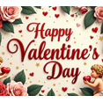 thumbnail image 4 of Valentine's Day Gnomes Backdrop Background with Rose Decorations Love Party Props Photography Supplies Banner for Romantic Celebration, 4 of 4