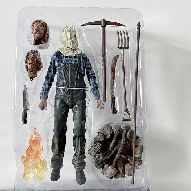 NECA-viernes 13 Freddy Jason Voorhees figura Ultimate Jason figura de acción modelo coleccionable regalo de Navidad zhangmengya LED