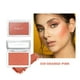 thumbnail image 1 of QIBEST paleta de rubor de un solo Color, tinte Natural para mejillas, colorete facial, cosméticos, colorete para mejillas, ilumina la cara, maquillaje femenino suave, 1 of 5