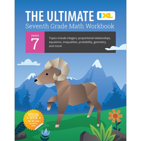 The Ultimate IXL: Seventh Grade Math Workbook, (Paperback)