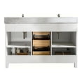 thumbnail image 5 of Legion Furniture 54" MDF/Veneer Wood Double Sink Vanity Cabinet - White, 5 of 11