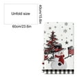 thumbnail image 3 of Christmas Kitchen Towel, Ghost Pattern Dish Drying Cloth for Hand Wiping, Absorbent Polyester Dishwasher Towel for Baking Cooking(I), 3 of 5