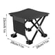 thumbnail image 2 of Taburete plegable portátil, banco compacto para exteriores, diseño ligero, silla plegable, para camping, senderismo y viajes, fácil de instalar, asiento multiusos, equipo plegable, muebles de exterio, 2 of 9