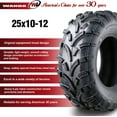 thumbnail image 2 of Wanda ATV/UTV Tires 25x8-12 Front & 25x10-12 Rear /6PR P373, Set 4, 2 of 5