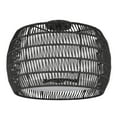 thumbnail image 3 of Golden Lighting Everly 4-light Semi-Flush Mount in Matte Black and Modern Black Rattan shade, 3 of 4