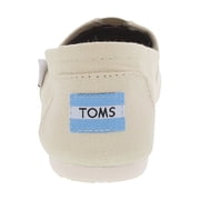 Toms Womens Classic Canvas Natural Ankle-High Slip-On Shoes - 6M