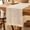 White, variant on Boho Table Runner for Home Decor with Tassels 72 Inch Farmhouse Burlap Table Runner Rustic Lace Decoration for Living Room Dining Table, Entryway Kitchen Natural Beige (12x72 Inch)