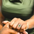 thumbnail image 5 of 1.8 ct Brilliant Round Cut Natural Peridot 14K Rose Gold Halo Solitaire with Accents Engagement Bridal Wedding Ring Band Set size 8.75, 5 of 7