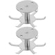 thumbnail image 1 of 2 ganchos giratorios de 360 grados para debajo del armario de cocina, colgador de utensilios de cocina., 1 of 8