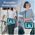 thumbnail image 6 of Case For iPad 7/8/9th Generation 10.2" (2019/2020/2021) Foldable Stand Protective Cover With Pen Holder and Shoulder Strap, 6 of 9