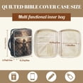 thumbnail image 7 of ZUXONGSY Cross Jesus Print Bible Cover Case for Women Quilted Bible Protector Large Christian Tote Bag with Handle Scripture Bag for Daily Use, 7 of 7