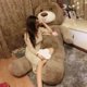 thumbnail image 1 of 80-100cm 1m Glowing Giant Filled Full Big Size Large Teddy Bears Stuffed Toys Adult Soft Pillow Birthday Costum Gift Plush Dolls zhangmengya LED, 1 of 2