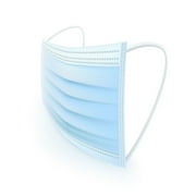 WeCare Small Face Masks For KIDS - Box of 50, 3-Ply, Individually-Wrapped - Blue