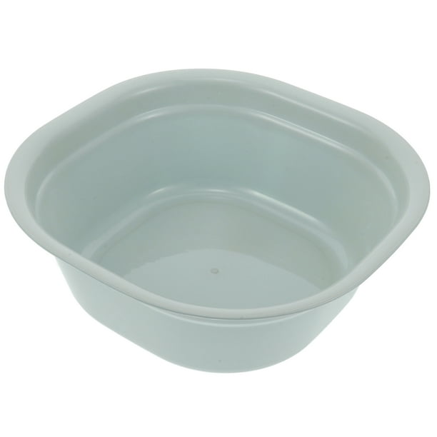 WORGEOUS Lavabo de plástico grueso cuadrado grande, lavabo multiusos para cocina, lavandería y baño, lavabo de plástico para lavar, lavabo de cocina, lavabo conveniente