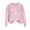 Pink, variant on Yangnuo Womens Graphic Sweatshirts Women's Fashionable Loose Casual Printed Long Sleeved Sweatshirt Top