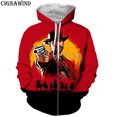 thumbnail image 3 of Sudadera con capucha con estampado 3D del juego Red Dead Redemption 2 para hombre, moda urbana, para deportes al aire libre, informal, para hombre, 3 of 5