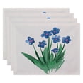 thumbnail image 2 of Simply Daisy, 18 x 14 inch, Pretty Little Flower Placemat (set of 4), Pink, 2 of 2