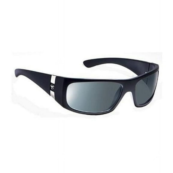 Shaka Sharp View Polarized Gray Sunglasses- Matte Black - Medium & Extra Large
