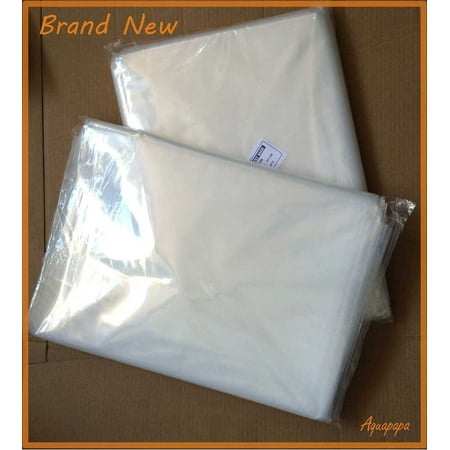 100 Clear 9 X 16 Heavy Duty 3 Mil Thick Poly Bags Flat Open Top By Uline