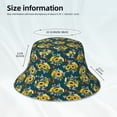 thumbnail image 5 of Kdxio Reflective Bucket Hat - Sunflowers Print Bucket Hat for Men,Women, 5 of 9