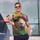 thumbnail image 4 of Fotbe Flower Crown Guinea Pig Camiseta Polo de Golf para Hombre con Estampado – Camisa Deportiva Transpirable con Cuello Abotonado-Large, 4 of 6