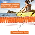 thumbnail image 3 of Surf Leash,Surf Stand Siuke 7mm Thick 10ft Thick 10ft Coiled Waist 7mm Thick, 3 of 5
