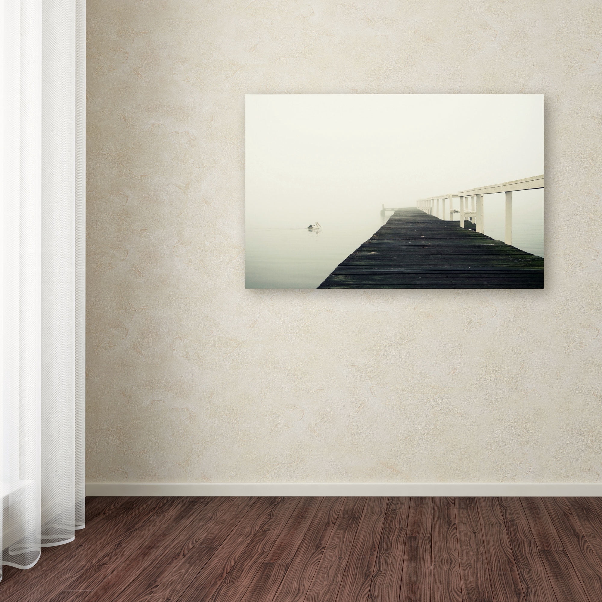 Trademark Fine Art "No View" Canvas Art by Beata Czyzowska Young