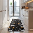 thumbnail image 4 of Black Halloween Dancing Skeletons Kitchen Rug Mat,Kitchen Runner Rugs Non Skid Washable,Decorative Kitchen Floor Mats for Kitchen,Sink,Laundry,17"x47.2", 4 of 7