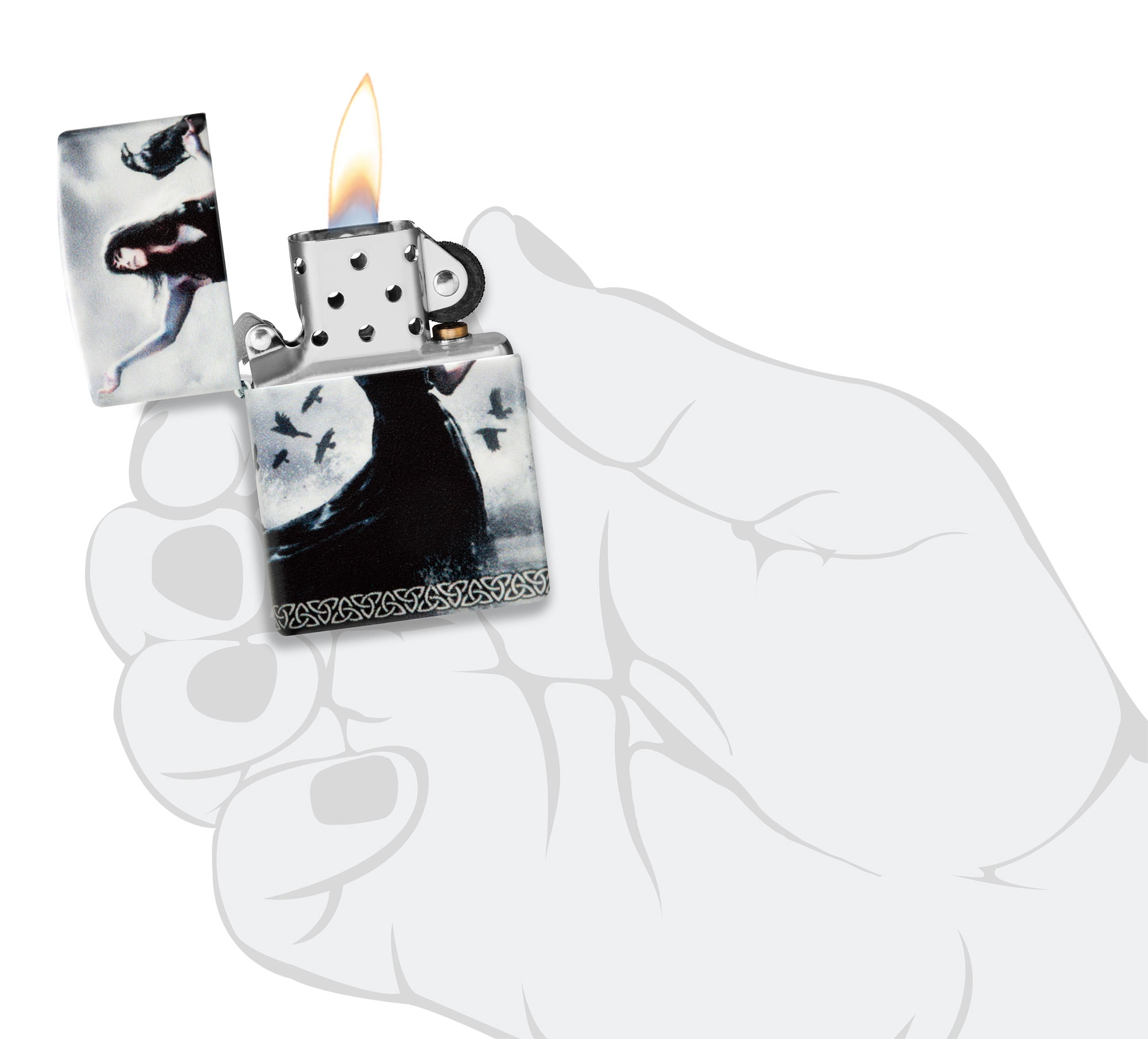 Zippo Mazzi 540 Matte Pocket Lighter