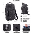 thumbnail image 4 of Plexon Duffle Bag for Gym, Travel & Sports Workout, 21" Waterproof Carry On Duffel Backpack, Lightweight Tear-Resistant Weekender Bag for Men & Women, 4 of 9