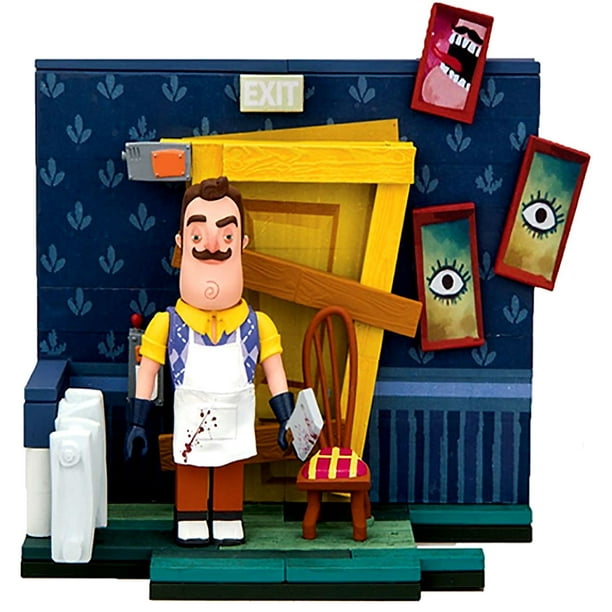 Mcfarlane Hello Neighbor Basement Door Construction Set Walmart Com Walmart Com - roblox high school 2 basement info