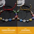 thumbnail image 2 of 2pcs String Evil Eye Bracelets Beaded Bracelets Adjustable Bracelets for Couples, 2 of 8