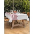 thumbnail image 3 of Outdoor Tablecloths with Umbrella Hole & Zipper, Pink Purple Striped Rectangle Tablecloth 60x120 Inch, Abstract Modern Geometric Stripes Waterproof Table Cloth, Patio/Pool/Picnic Table Covers, 3 of 8