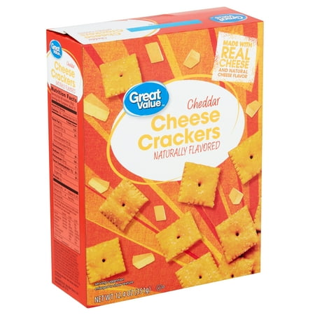 Baked Snack Crackers, Cheddar Cheese