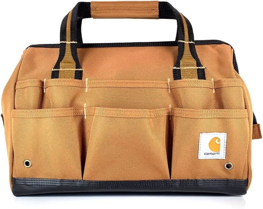 Carhartt Gear B0000351 Tool Bag Unisex Brown 14" Heavyweight 25 Pocket ERK1661