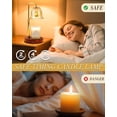 thumbnail image 3 of Funistree Flower Candle Warmer Lamp with Timer and Dimmer, Electric Top Down Wax Melter for Jar Candles, Adjustable Height Wax Warmer for Women Girl Wife, New Home Bedroom Decor, 3 of 9