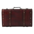 thumbnail image 2 of Vintage Suitcase, Double-layer Wooden Personalized Portable Buckle Lock Decorative Suitcase, for Photo Studio Men Women, 2 of 7