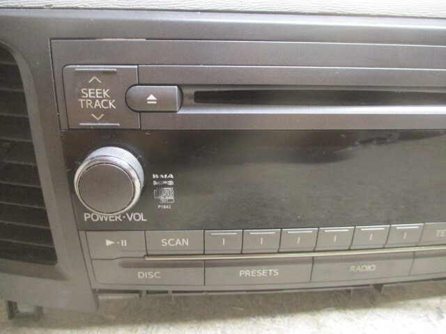 Pre-Owned Toyota Sienna Single Disc CD MP3 WMA Player Radio Stereo P1842 OEM LKQ - Verify Specific Vehicle Fitment In Description - (Good)