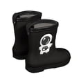 thumbnail image 3 of ibiyuan Girls Rain Boots Lightup Waterproof Lightweight Glitter Rainbow Rubber Baby Rain Shoes Adjustable Drawstring Non- Sole Shoes Outdoor Fishing Shoes with Easy-On,5-6 years, 3 of 8